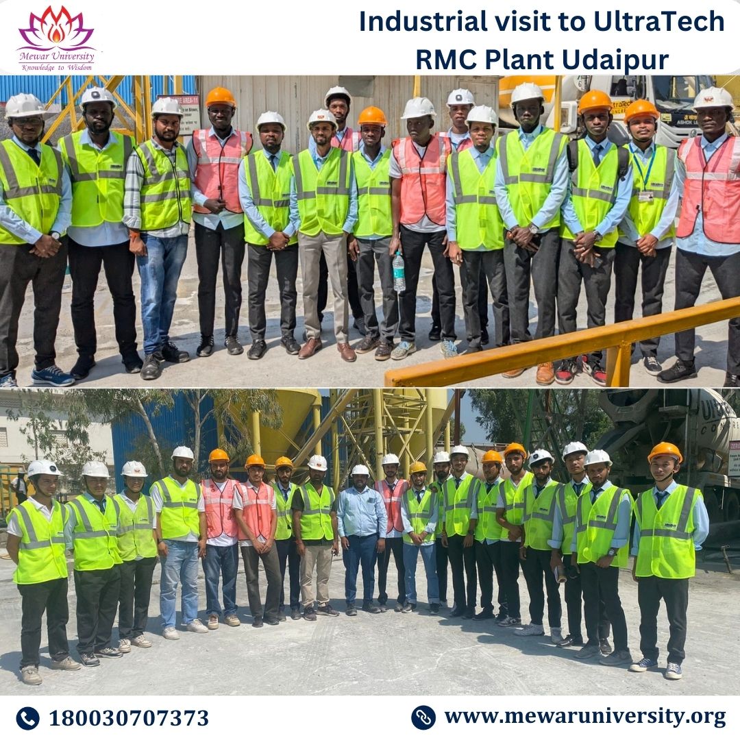 Industrial visit to the UltraTech RMC Plant in Udaipur