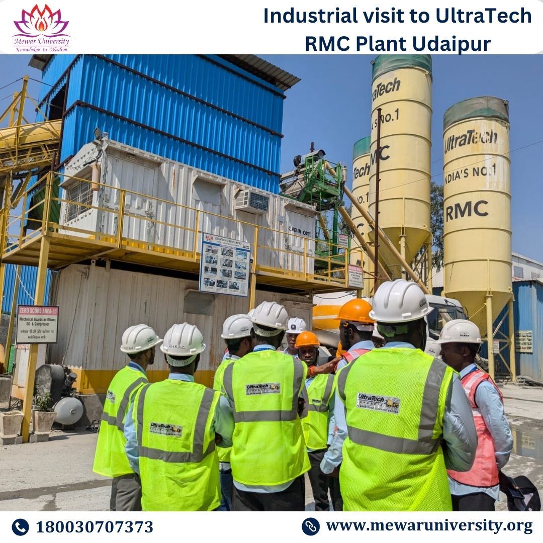 Ultratech Rmc Industrial visit to the UltraTech RMC Plant in Udaipur