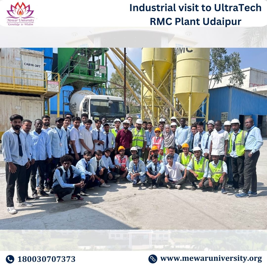 Industrial visit to the UltraTech RMC Plant in Udaipur